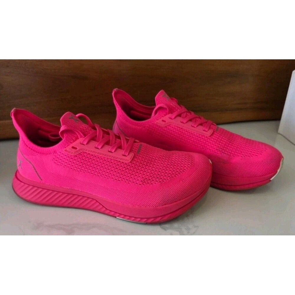 Flux Footwear Adapt Runner Neon Pink Men S 8.5 Women S 10 Barefoot Knit Shoes - Picture 2 of 7